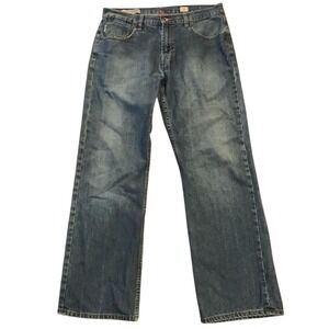 Redsand Originals Men's Blue Denim Straight Jeans‎ 5-Pocket Design